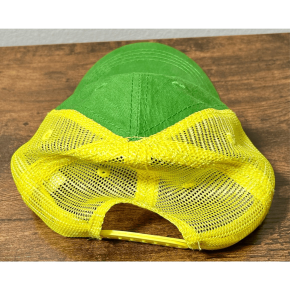 John Deere Toddler Tractors Farm Green & Yellow SnapBack Hat - Picture 4 of 8